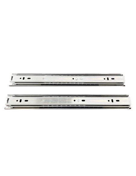 COULISSE GLISSIÈRE TÉLESCOPIQUE 350 X 45 MM (VENDU PAR PAIRE) CAPACITÉ 50 KG