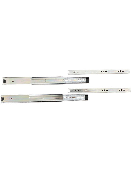COULISSE GLISSIÈRE TÉLESCOPIQUE 350 X 45 MM (VENDU PAR PAIRE) CAPACITÉ 50 KG