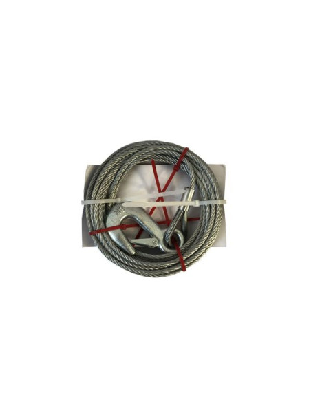 DUTTON LAINSON CÂBLE AVEC CROCHET POUR TREUIL Ø 4,7 MM X 7,6 M
