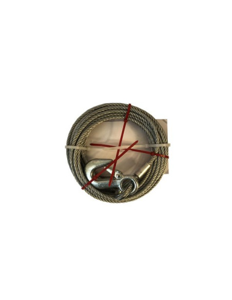 DUTTON LAINSON CÂBLE AVEC CROCHET POUR TREUIL Ø 5,5 MM X 7,6 M