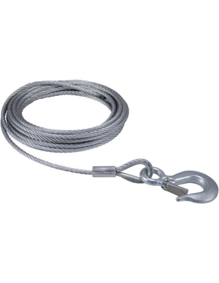 DUTTON LAINSON CÂBLE AVEC CROCHET POUR TREUIL Ø 6,4 MM X 7,6 M