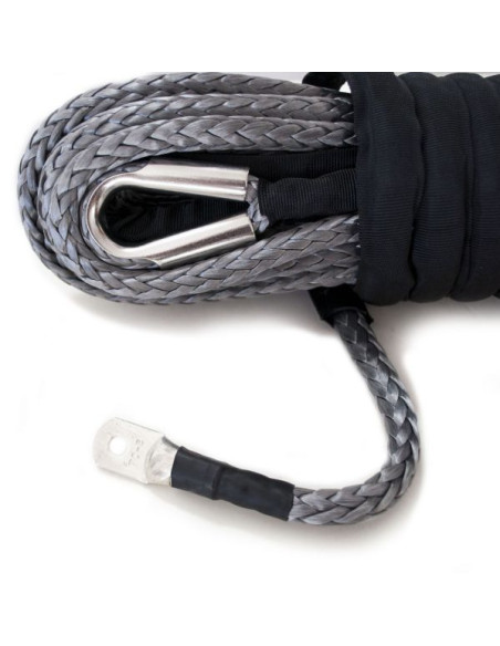 CORDE SYNTHÉTIQUE LONG.28M DIAM.10MM TRACTION MAX 6,5T (dernières unités)