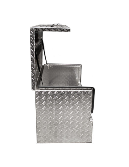 COFFRE ALUMINIUM 500L DIM. 1200 X 650 X 700 MM