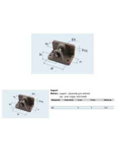 SUPPORT ÉQUERRE POUR...