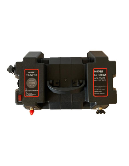 COFFRE À BATTERIE INTELLIGENT (12V) AVEC PRISES ALLUME CIGARE ET USB