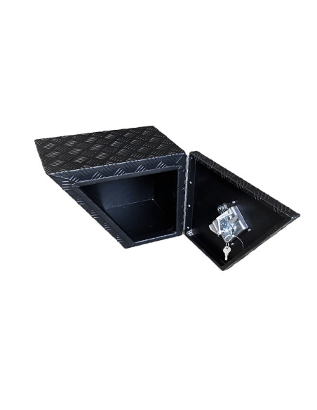 COFFRE ALUMINIUM SOUS CHASSIS 20L DIM. 400-200 X 300 X 300 MM
