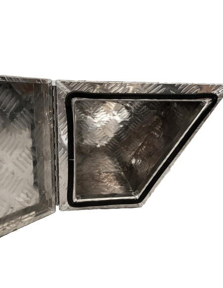 COFFRE ALUMINIUM SOUS CHASSIS 20L DIM. 400-200 X 300 X 300 MM