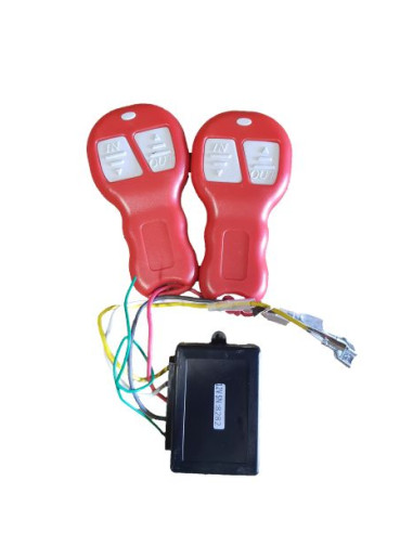 RÉCEPTEUR + TÉLÉCOMMANDES POUR TREUIL 12V...