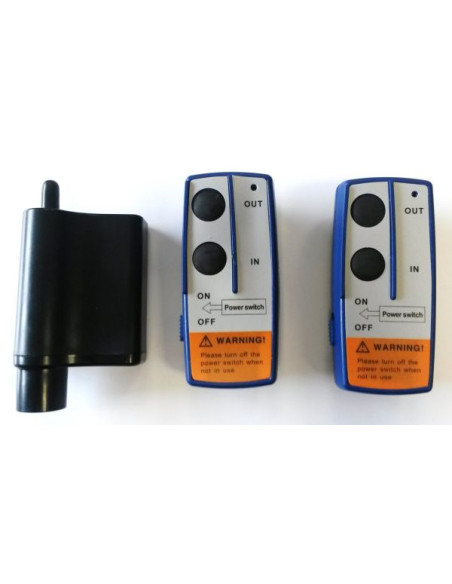 RECEPTEUR À PLUG 12V DANS COQUE PLUS 2 TÉLÉCOMMANDES (SANS RELAIS)