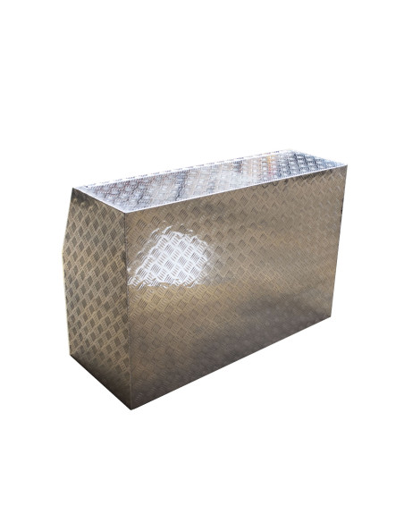 COFFRE ALUMINIUM OBLIQUE 450L DIMENSIONS 1200X500X800 MM (dernières unités)