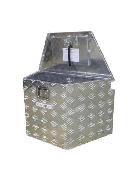 COFFRE ALUMINIUM TRAPÈZE 130L DIM. 860/480 X 460 X 470 MM (derniers exemplaires)