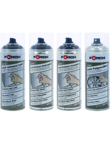 PEINTURE NOIR BRILLANT RAL9005 400 ML