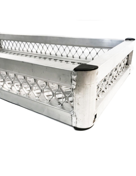 PANIER ALUMINIUM DE TRANSPORT AVANT 1000 X 500 X 150 MM