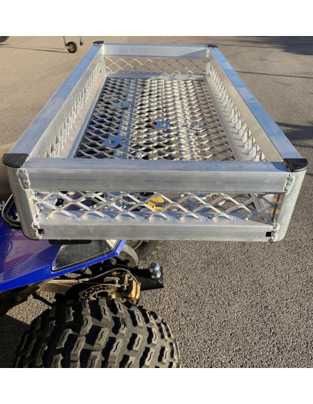 PANIER ALUMINIUM DE TRANSPORT AVANT 1000 X 500 X 150 MM
