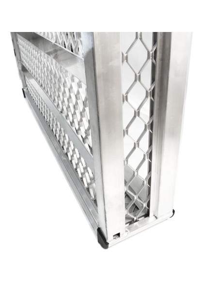 PANIER ALUMINIUM DE TRANSPORT AVANT 1000 X 500 X 150 MM