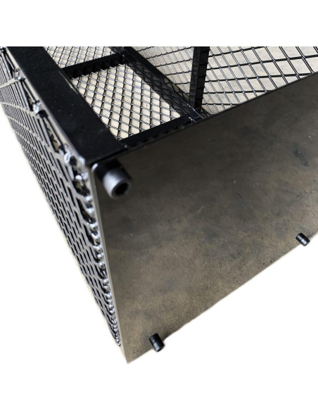 PANIER DE TRANSPORT ACIER GRILLAGÉ À ASSEMBLER 1110 X 400 X 400 MM
