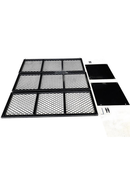 PANIER DE TRANSPORT ACIER GRILLAGÉ À ASSEMBLER 1110 X 400 X 400 MM