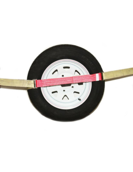 SANGLE AVEC PASSANTS POUR ROUE 0,5 M CAPACITÉ 1 500 KG