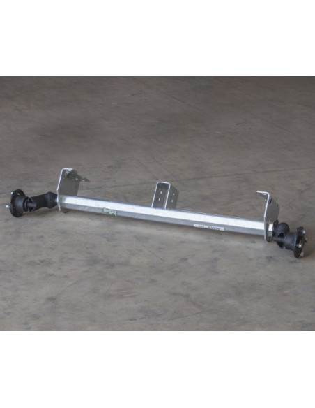 ESSIEU COMPACT EAB 1000 MM VOIE 1430 MM PTC 0,75T PERÇAGE 100X4