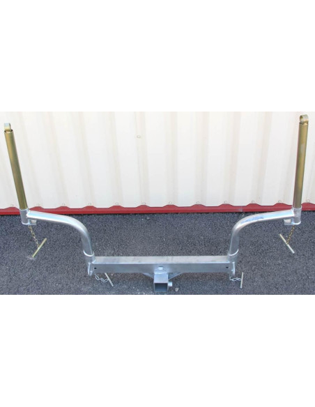 TRAVERSE POUR TUBE CARRÉ 60X60 AVEC 2 RANCHERS COMPLETS