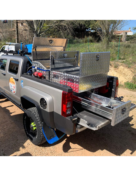 COFFRE ALUMINIUM 125L DIM. 900 X 420 X 330 MM