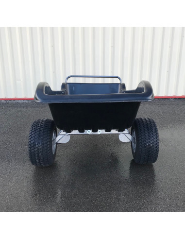 REMORQUE QUAD SIMPLE ESSIEU CAISSE POLYP. PTC...