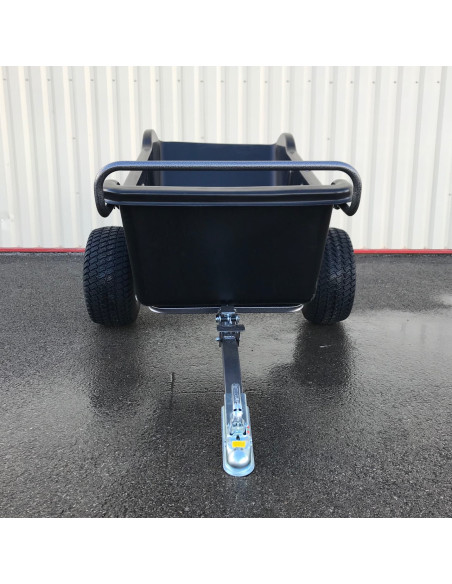 REMORQUE QUAD SIMPLE ESSIEU CAISSE POLYP. PTC 550 KG