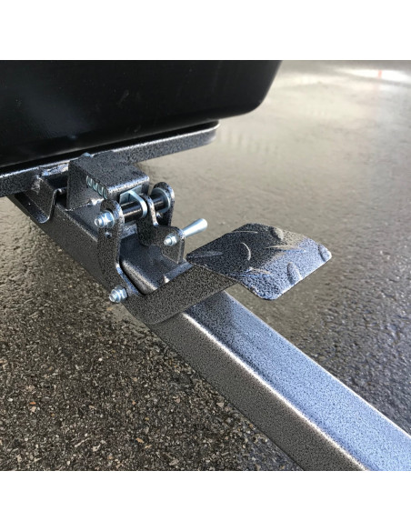 REMORQUE QUAD SIMPLE ESSIEU CAISSE POLYP. PTC 550 KG