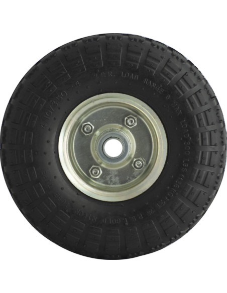 ROULETTE GONFLABLE JANTE MÉTAL 260 X 85 MM