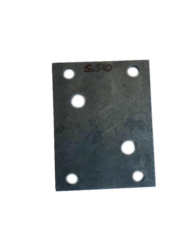 PLATINE CONTREPLAQUE GALVANISÉE POUR SUPPORT DE...