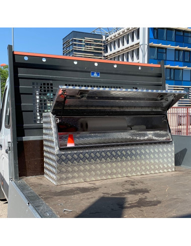COFFRE ALUMINIUM OBLIQUE ATELIER 450L DIM. 1400...