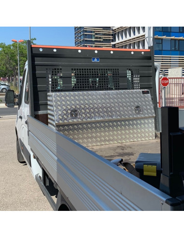 COFFRE ALUMINIUM OBLIQUE ATELIER 450L DIM. 1400...