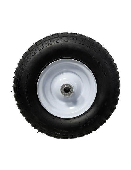 ROUE COMPLÈTE AVEC CHAMBRE À AIR ET PNEU - DIMENSIONS PNEU 4.00 X 6