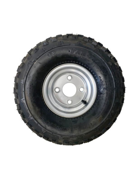 ROUE CRANTÉE AGRICOLE TUBELESS 18 X 7 X 7 PERÇAGE 100 X 4