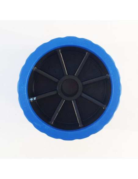 GALET Ø 120 MM LARGEUR 75 MM ALESAGE 23 MM COLORIS BLEU/NOIR