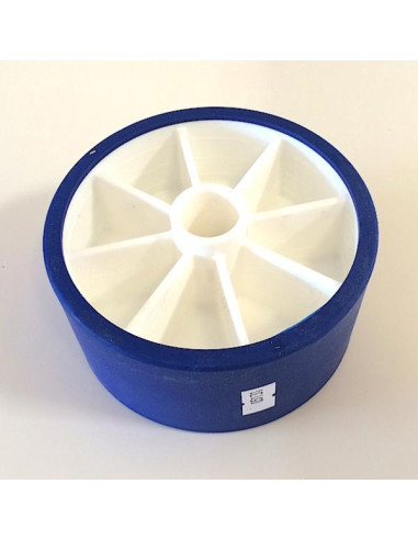 GALET DIAMETRE 120 MM LARGEUR 60 MM ALESAGE 21 MM COLORIS BLANC/BLEU SUNWAY