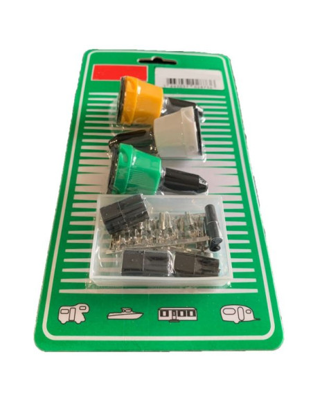 LOT DE CONNECTIQUES POUR REMORQUES - DROIT, GAUCHE ET AUXILIAIRE