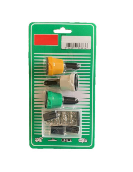 LOT DE CONNECTIQUES POUR REMORQUES - DROIT, GAUCHE ET AUXILIAIRE