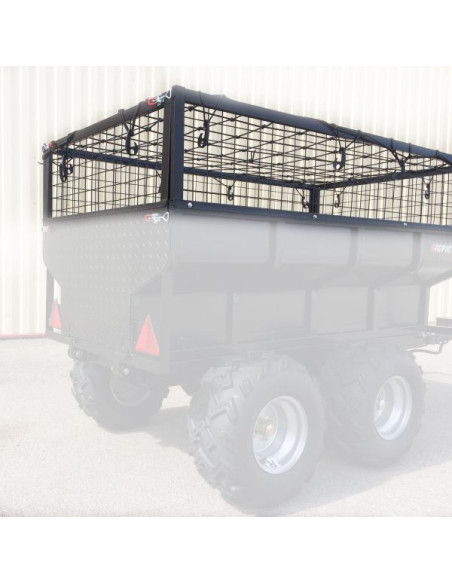 RÉHAUSSES GRILLAGÉES POUR REMORQUE AGRICOLE HYDRAULIQUE RÉF. 06129 - HAUTEUR 370