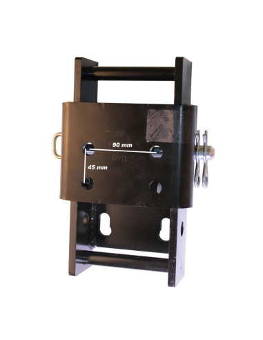 SUPPORT D'ATTELAGE RÉGLABLE EN HAUTEUR 3 POSITIONS