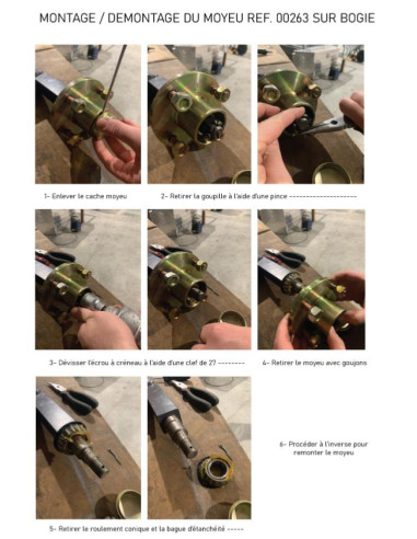 MOYEU AGRICOLE 100 X 4 DE 375 KGS SAV REMORQUE...