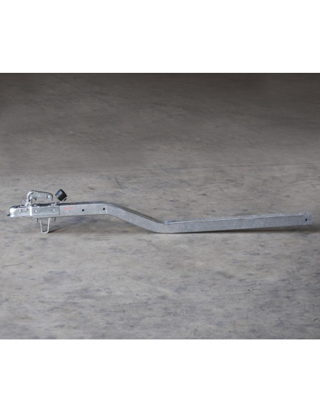 TIMON COUDÉ CARRÉ 60X60 MM POUR ESSIEU COMPACT LONGUEUR 1530 MM