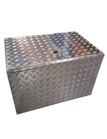 COFFRE ALUMINIUM OUVERTURE DESSUS 325L DIM. 910 X 600 X 600 MM