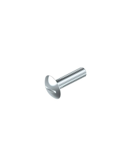 VIS À TÊTE BOMBÉE FENDUE, ACIER ZINGUÉ M8 X 35 MM