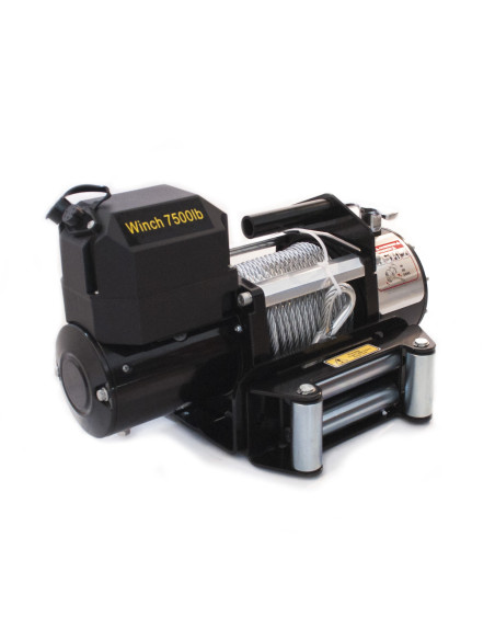 TREUIL ÉLECTRIQUE DE TRACTION 12V À CÂBLE CAPACITE 3,4 T (dernier exemplaire)