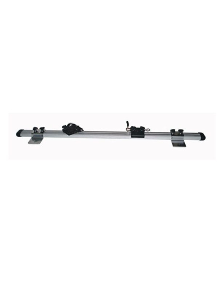 PORTE VÉLO DE COFFRE SUR RAIL AVEC 2 SUPPORTS FOURCHE AVANT ORIENTABLE