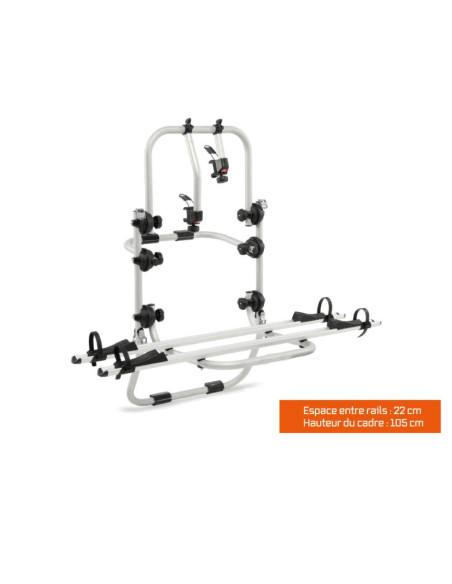 PORTE VÉLO SUR HAYON DE VAN / 2 VÉLOS ÉLECTRIQUES