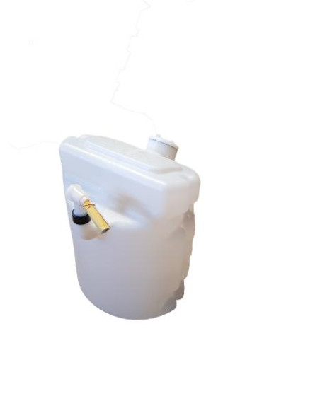 RÉSERVOIR 30L PLASTIQUE AVEC BOUCHON & ROBINET