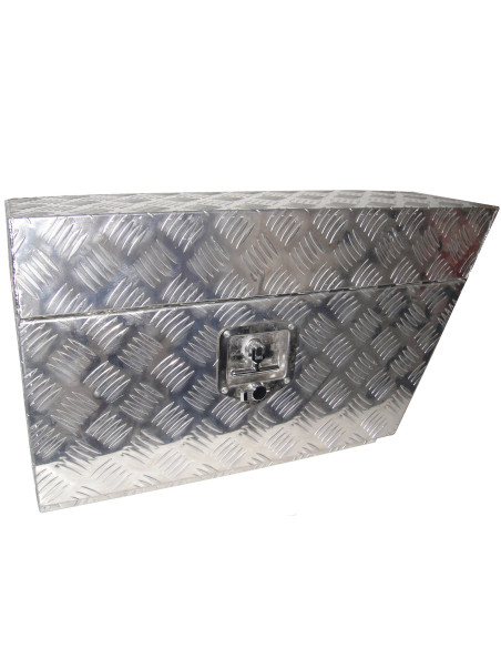 COFFRE ALUMINIUM SOUS CHASSIS 60L DIMENSIONS 750 X 250 X 400 MM - CÔTÉ DROIT