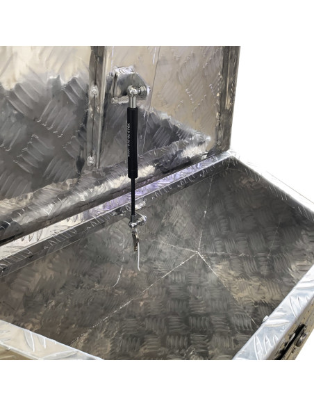 COFFRE ALUMINIUM RAPÈZE 80L DIM. 720/420 X 390 X 365 MM (dernières unités)